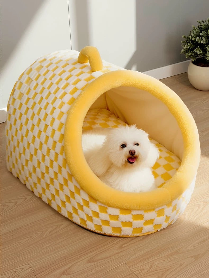 Cozy Hideaway Pet Bed