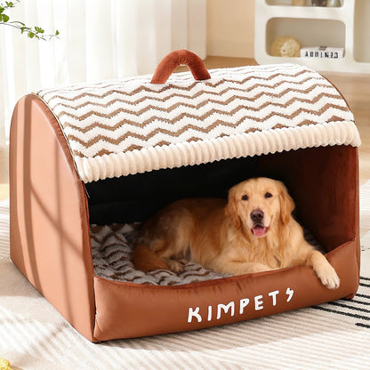 Denly™ – The Calming Den Bed for Dogs & Cats