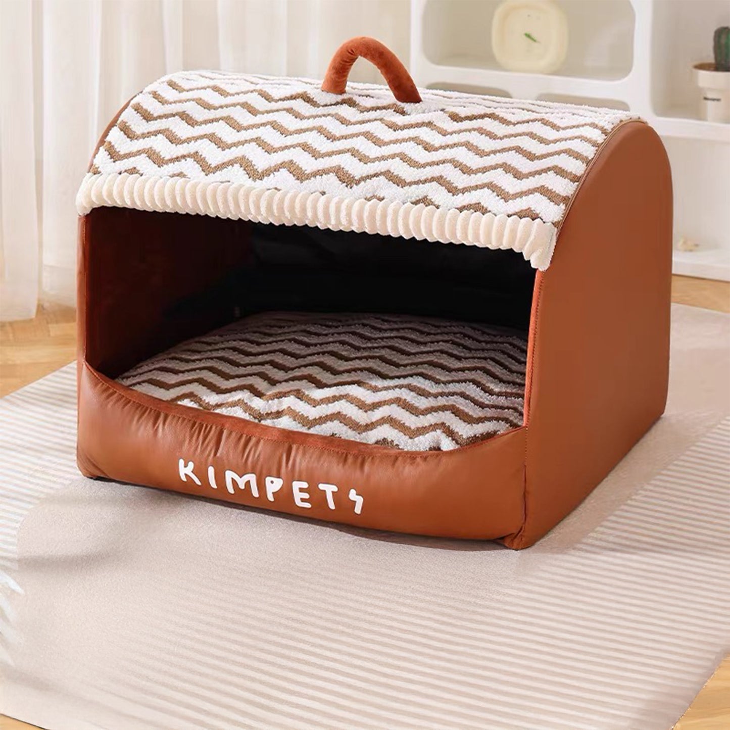 Denly™ – The Calming Den Bed for Dogs & Cats