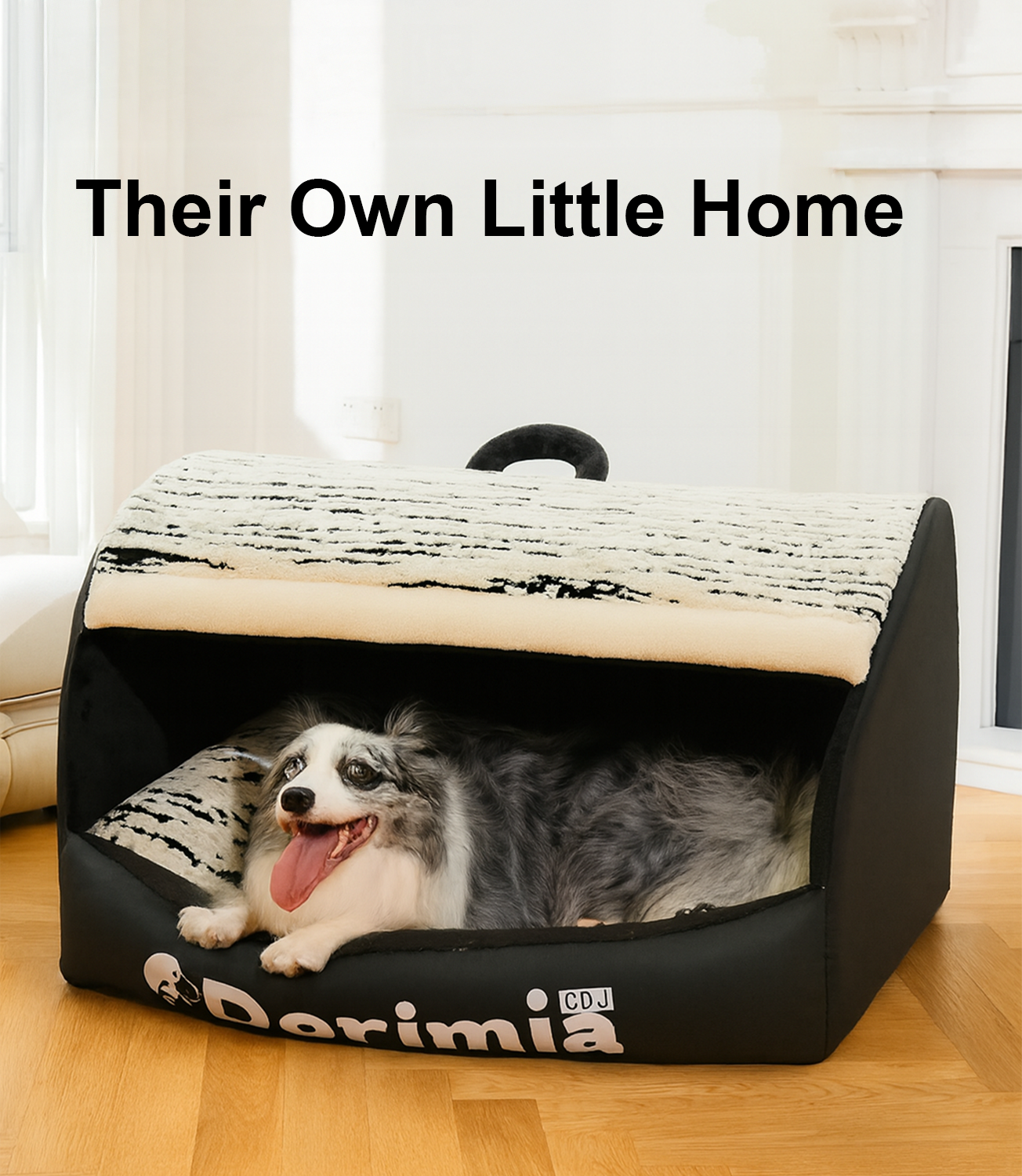 Denly™ – The Calming Den Bed for Dogs & Cats