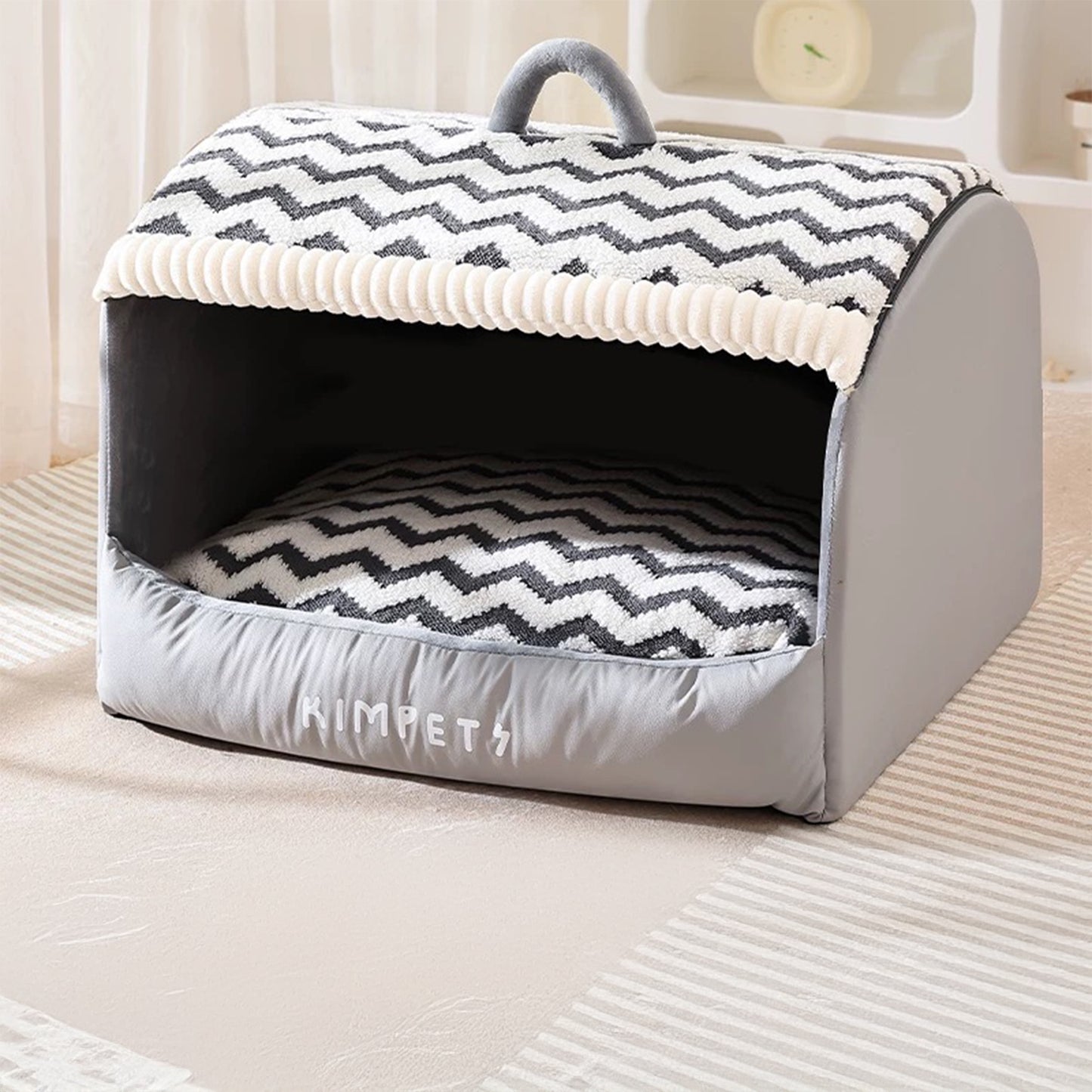 Denly™ – The Calming Den Bed for Dogs & Cats