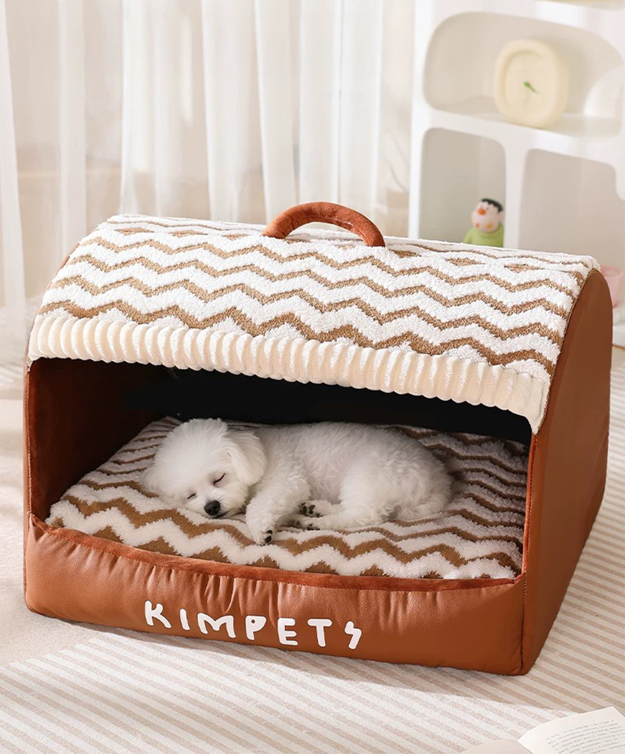 Denly™ – The Calming Den Bed for Dogs & Cats