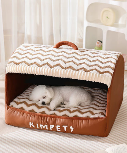 Denly™ – The Calming Den Bed for Dogs & Cats