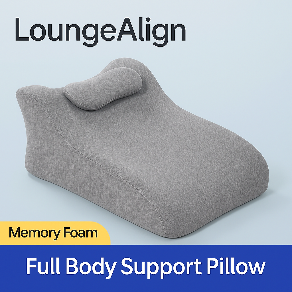LoungeAlign – Full Body Support Pillow