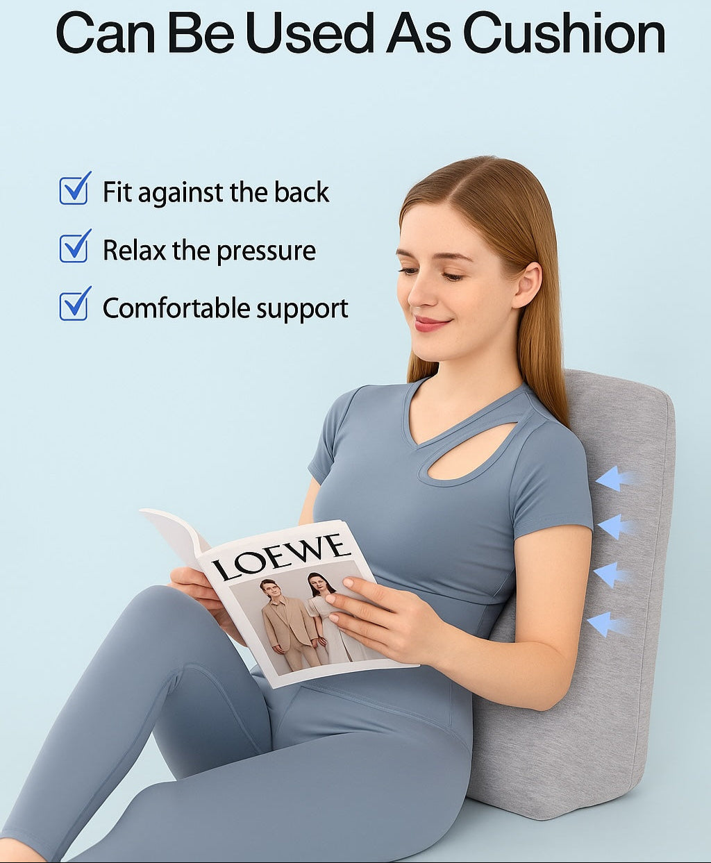 LoungeAlign – Full Body Support Pillow