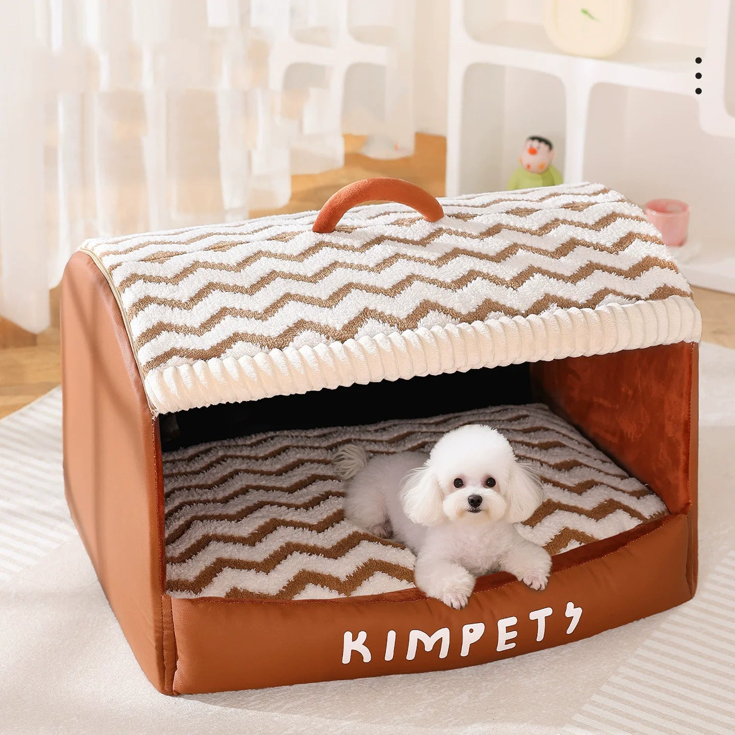 Denly™ – The Calming Den Bed for Dogs & Cats