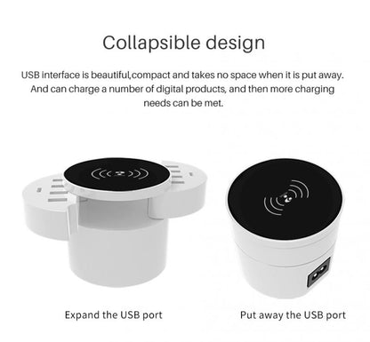 10 socket USB Wireless Phone Charger