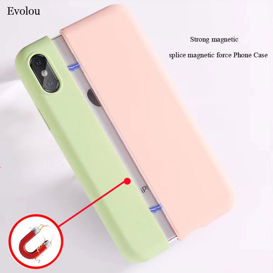 Creative Splice Magnetic Silicone Phone Case