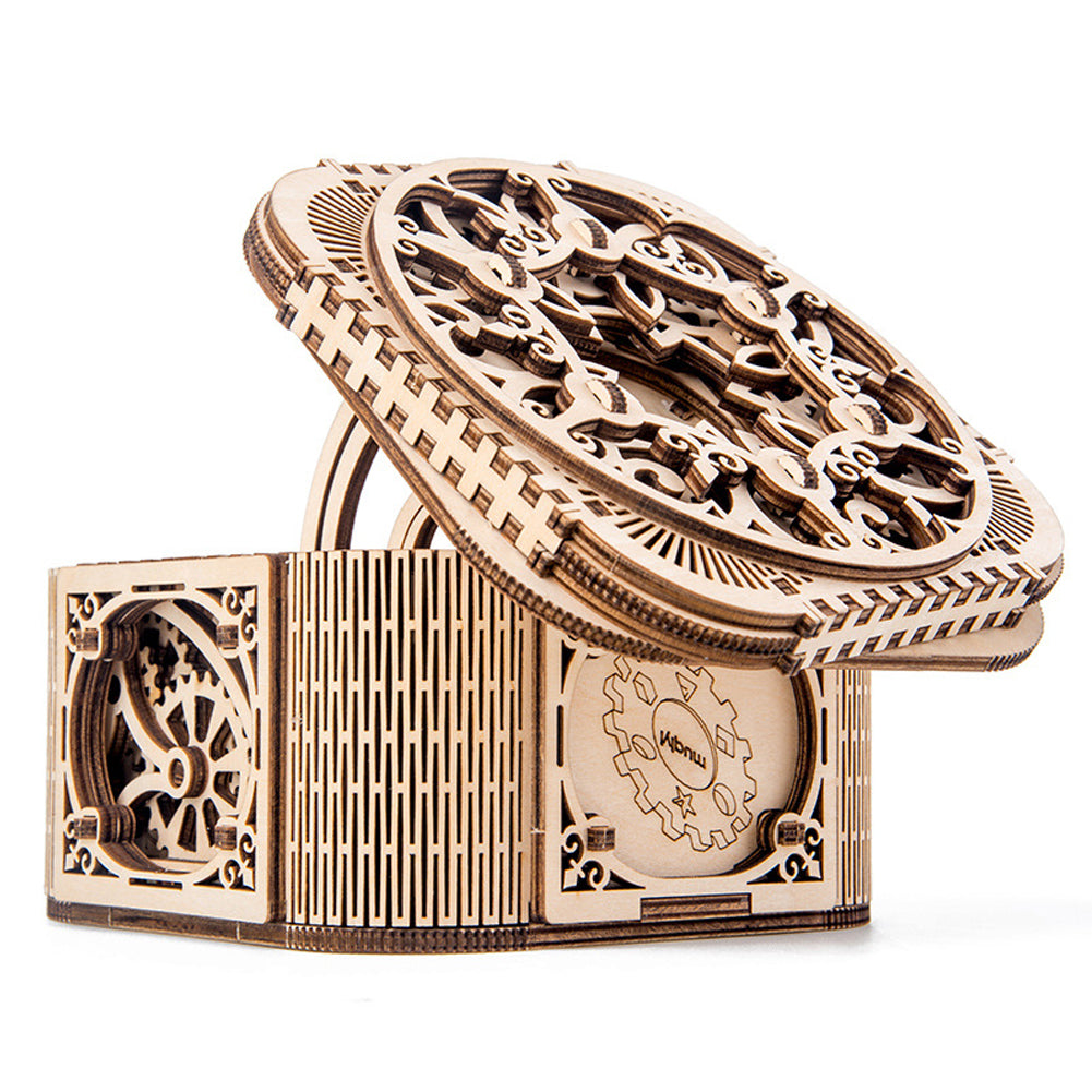 DIY Wooden Mechanical Jewelry Box