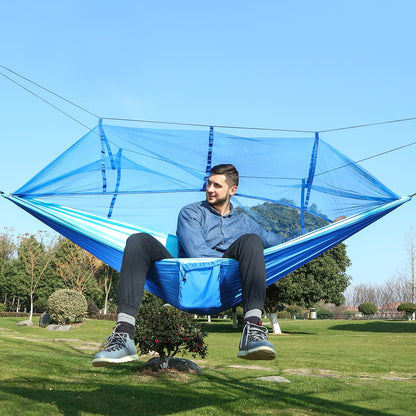 ULTRALIGHT TRAVEL HAMMOCK WITH MOSQUITO NET