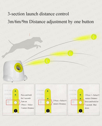Pet Ball Launcher Automatic  (Balls Included)