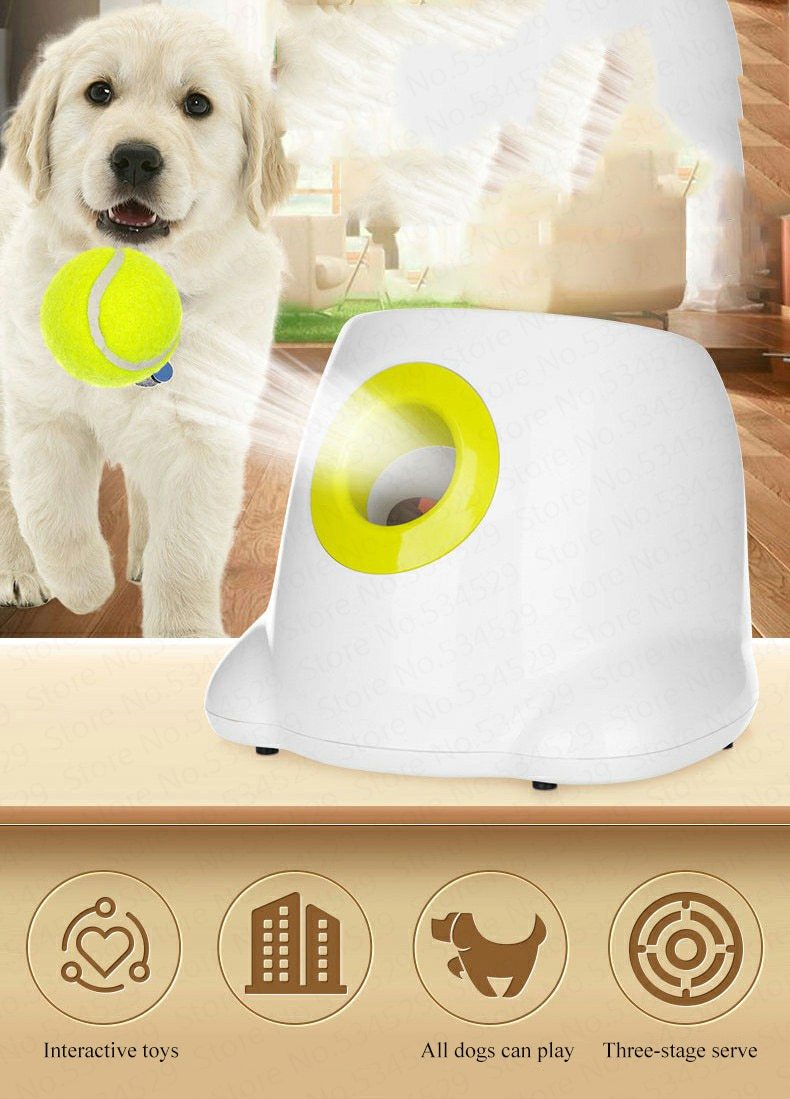 Pet Ball Launcher Automatic  (Balls Included)