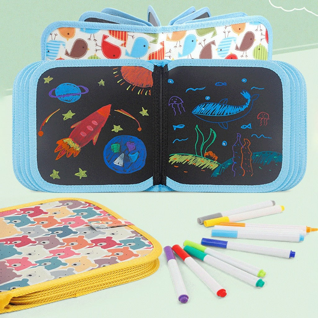 Kids Erasable Drawing Notebook