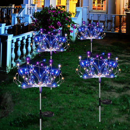 Waterproof Solar Garden Fireworks Lamp