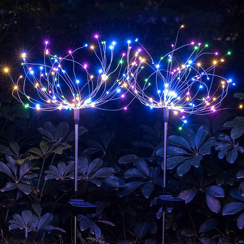 Waterproof Solar Garden Fireworks Lamp