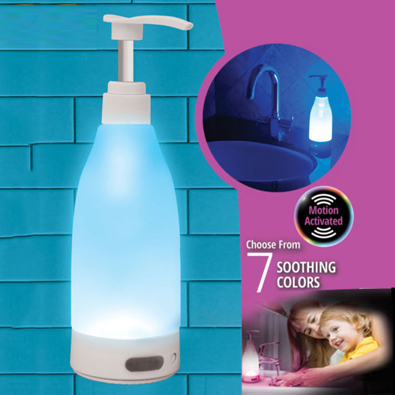 Soap Ilumi Bottle Dispenser Motion-Activated Nightlight