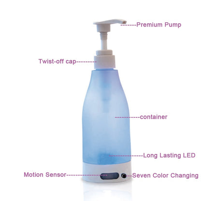 Soap Ilumi Bottle Dispenser Motion-Activated Nightlight