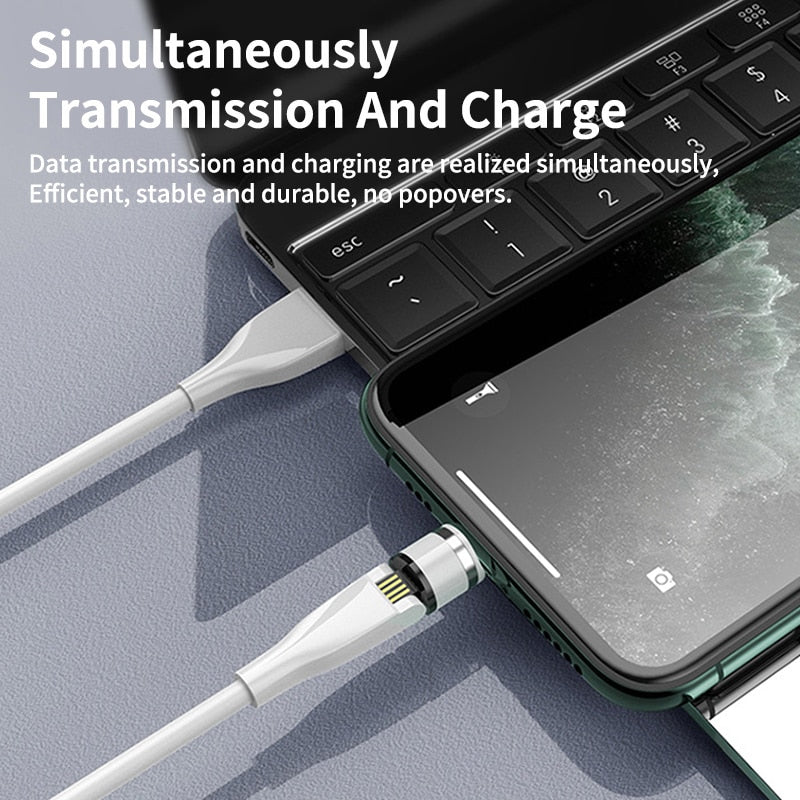 540 Rotating Magnetic Charging Cable