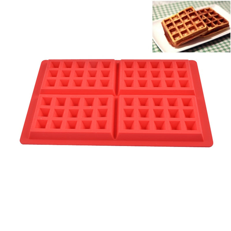 2 Pack Non-stick Waffle Mold