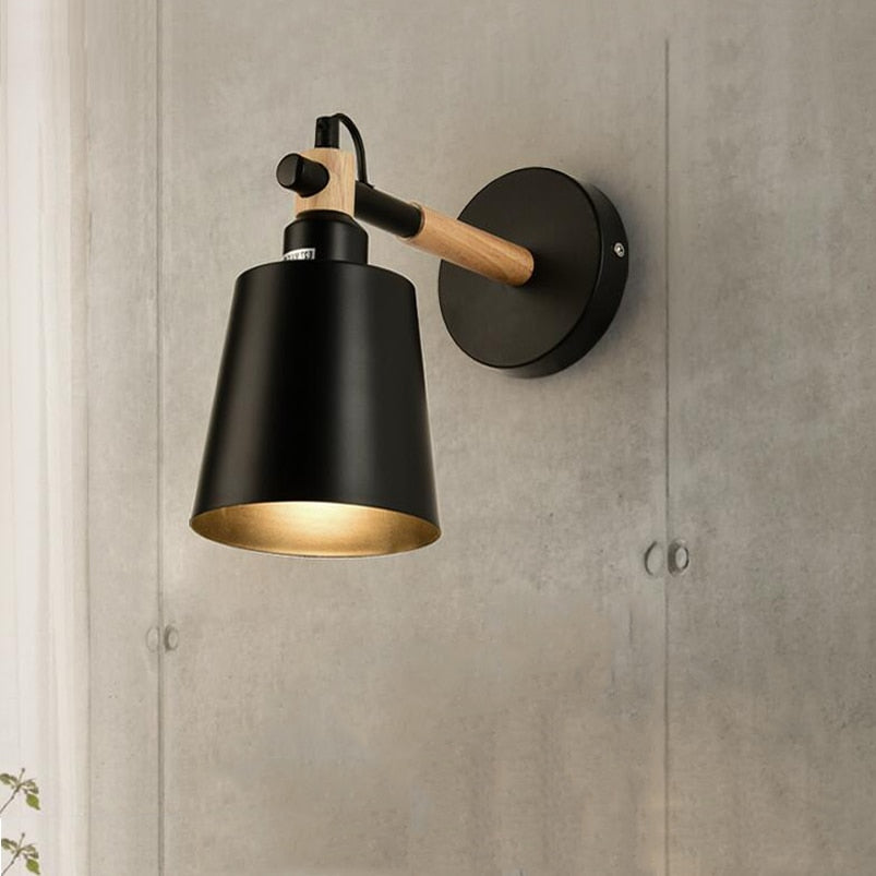 Nordic Wood Wall Lamp
