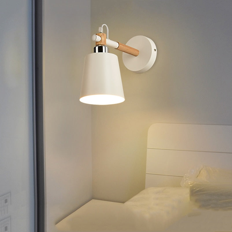 Nordic Wood Wall Lamp