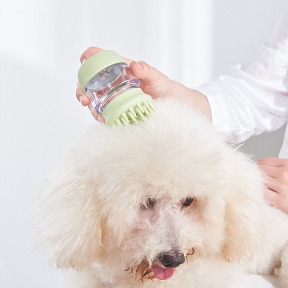 Pet Bath Brush Soap Dispenser