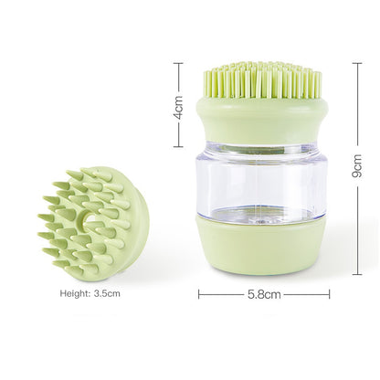 Pet Bath Brush Soap Dispenser