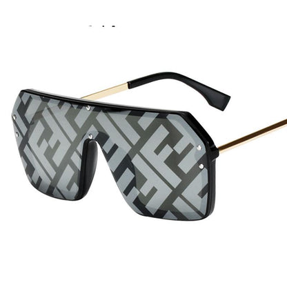 One Piece Square Sunglasses