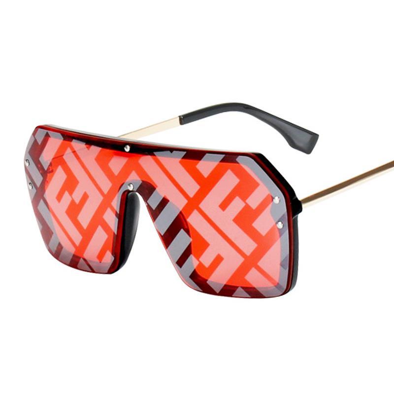 One Piece Square Sunglasses