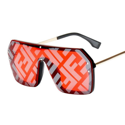 One Piece Square Sunglasses