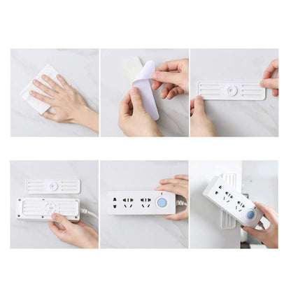 360 Rotating Punch-Free Wall Hanging Patch Panel Holder