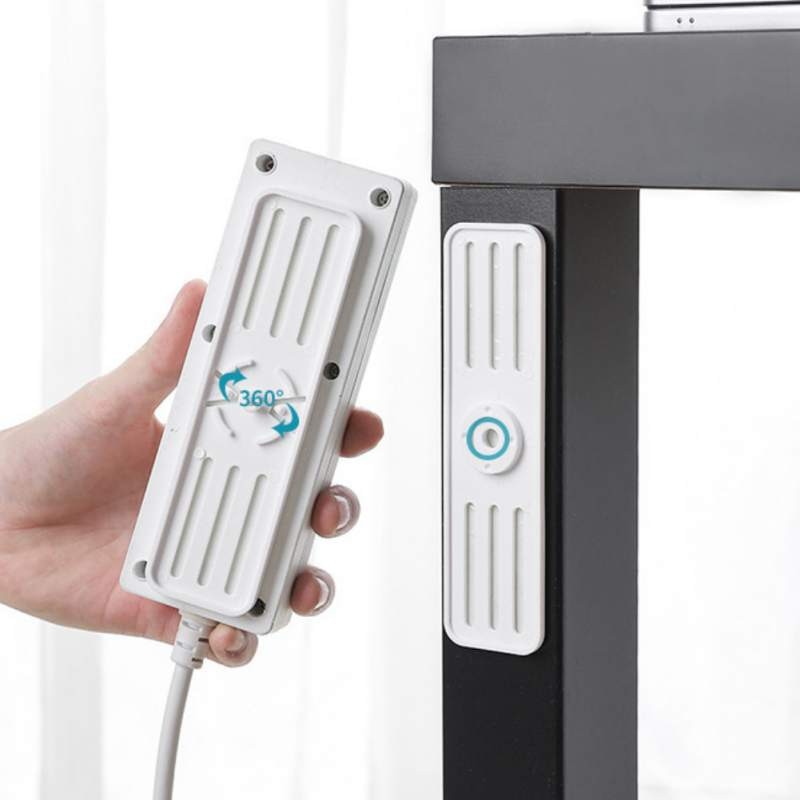 360 Rotating Punch-Free Wall Hanging Patch Panel Holder