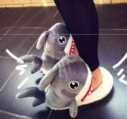 Shark Plush Slippers