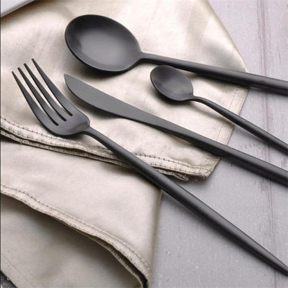 Matte Stainless Steel Dinnerware