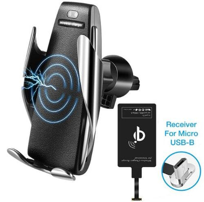 Automatic Clamping Wireless Car Charger Holder