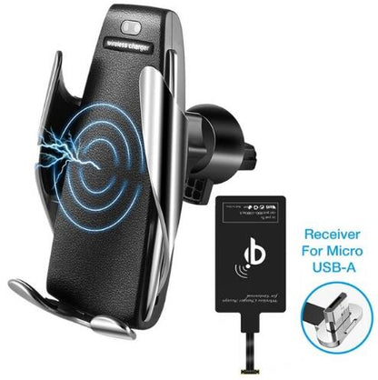 Automatic Clamping Wireless Car Charger Holder