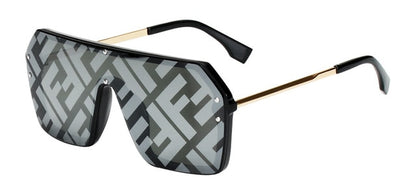 One Piece Square Sunglasses