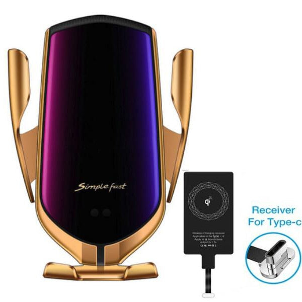 Wireless Automatic Sensor Car Phone Holder Charger