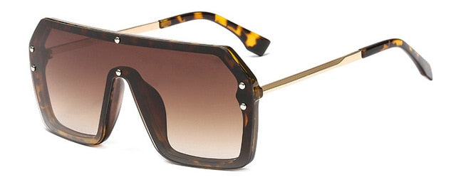 One Piece Square Sunglasses