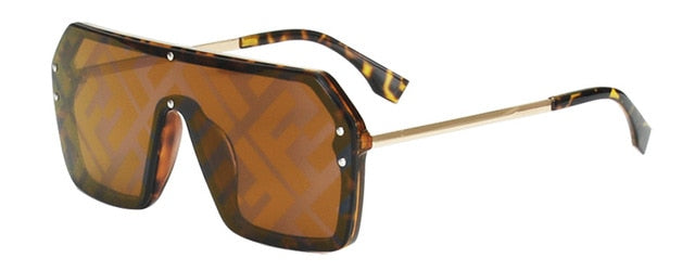 One Piece Square Sunglasses