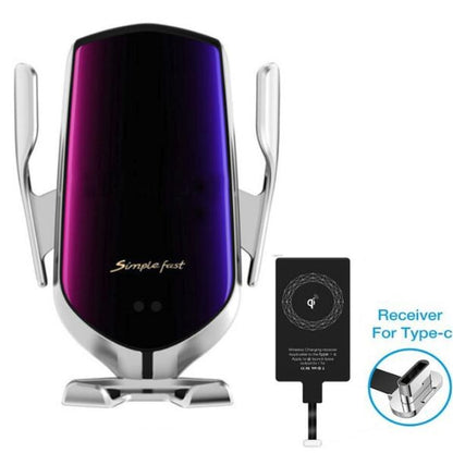 Wireless Automatic Sensor Car Phone Holder Charger